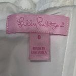 Lilly Pulitzer CAITLIN WOMENS DRESS WHITE XO LACE STRAPLESS SIZE 0 MINI BONEIN Photo 4