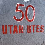 Victoria's Secret NWT  Pink Sequin T-Shirt XS Utah Utes Collegiate Collection Photo 2