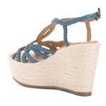 Pacific&Co VINTAGE FOUNDRY . Womens Leather Wedge Platform Sandal Size 11 New Photo 1