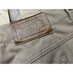 #3 Women's Dark Peanut Butter Tan Color, Twill Pants by ESCADA, Size: 40 Size 10 Photo 3