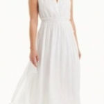 Club Monaco Club Monaco Dress Women 0 White Jonet Tassel Hem Midi Boho Cottagecore Preppy Photo 0