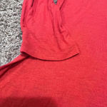 Est. 1946 Top Womens Medium Blouse Dark Wine Orange Stretch Knit 3/4 Sleeve Flowy Photo 4