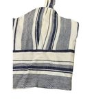 Parker Ibiza Striped Ruffle Shoulder Crop Top Blue Women's XXS NEW $148 Photo 3