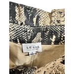 Le Lis Collection Snakeskin Print Paperbag Waist Pants Size Small Black Photo 2