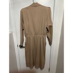 Harvé Benard Harve Benard vintage 100% wool button tan dress‎ size 8 Photo 5