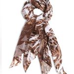 Chico's NWT Chico’s Tropical And Leopard Print Scarf Photo 0