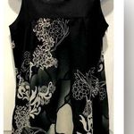 Apostrophe  Black and Gray Pattern Dress Size M Photo 0