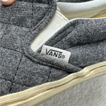 Vans  Classic Gray Quilted Slip-On Loafers Canvas Skate Women’s 6.5 Photo 11