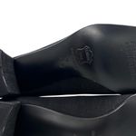 Enzo Angiolini  Women's Textured Block Heel Mary Jane Black Leather Pump Heels Photo 10