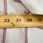 Splendid  Linen White Pink Striped Blouse Women’s XL Beachy Breathable Casual Top Photo 2