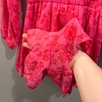 Francesca's Francesca’s Mi Ami Pink Floral Romper Photo 4
