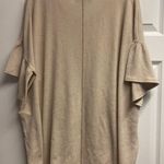 Rae Mode Neutral Colored Tunic Top W/Ruffle Sleeves Size Small. Photo 5