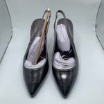 Karl Lagerfeld NWB Rosalyn Slingback Pump dark slate snake print size 10M EU 41 Photo 4