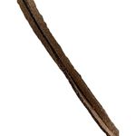 C.I.T.Y. Tassel Boho Necklace Long Brown Leather Faux Turquoise Gold Tone NEW Photo 3