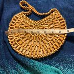 Wooden Beaded Vintage Retro Style Handbag Purse Photo 8