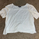 Freshman Forever Freshman white tee shirt lace top Photo 0