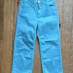 JouJou Teal Blue Cropped Pants 26 Photo 0