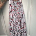 Daytrip  Women's‎ Floral Striped Sleeveless Blouse V-neck Flowy Size Small Summer Photo 5