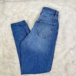 Topshop Super Ripped Mom Jeans in mid blue Size 26 Photo 6