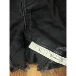 We The Free Free People  mid rise black distressed denim jean shorts size 27 Photo 7