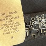 Michaelangelo empire waist sleeveless formal black maxi dress backless flawless Photo 7