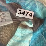 Chico's Floral Print Button Down Jacket Lightweight Linen Blend Size 2 US L Photo 6