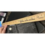 Free People Black Raw Hem Jeans 26 Dark Gray Grunge Streetwear Edgy Festival Photo 5