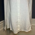 Flax  Linen Button Down Mandarin Collar Shirt Photo 2