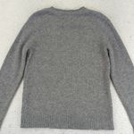 J.Crew Wool Llama Alpaca Jeweled‎ Embellished Sweater Womens S Small Gray Photo 8