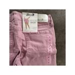 Seven7 Weekend Shorts Women's 6 Fray Hem Five Pockets Denim Pastel Lavender Pink Photo 3