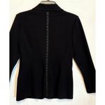 Yoana Baraschi Womens Black Blazer Jacket Size M Made in NYC Old Money Executive Photo 11