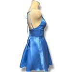 B Darlin B.Darlin Fit & Flare Mini Dress Sky Blue 7/8 Photo 4