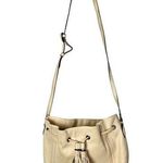 J.Crew Beige Tassel Leather Hobo Crossbody Bag Photo 0