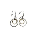 NEW Real Simple RS silver & gold drop dangle circle fashion earrings sty… Photo 10