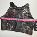 Peloton Show Up High Neck Floral Sporty Athletic Racerback Sports Bra Sz M NWT Photo 1
