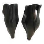 Diane Von Furstenberg ‎ Shoes Women 7.5 M Black White Geometric Wedge Sandals Zip Photo 6