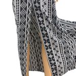 Bar III SMALL Black Cold Shoulder Southwestern Sheath Long Maxi Dress Photo 5