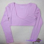 New! Set! Toast Swim crop surf bikini top High Waist, String Bikini Bottom, M Pink Size M Photo 1