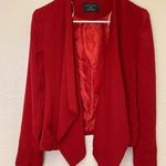Love Tree Blazer Women's Size S Red Open Jacket with pockets, Long Sleeve Photo 0