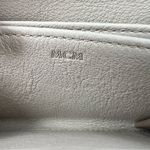 MCM NWOT  Embroidered Monogram Leather Zip Around Wallet in Oatmeal Cream Photo 8