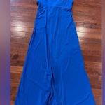 Sharon Charles twist front empire waist royal blue maxi dress size 0 Photo 2