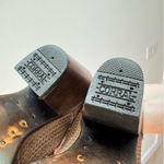 Corral  Rachelle C3170 Honey Brown Leather Tooled Cut Out Mules Booties Size 7.5 Photo 4