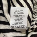 J.Crew NWT Striped Comfy Black & White Long Sleeve Top Photo 6