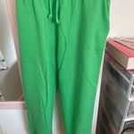 ZARA Green Sweatpants Size Medium Photo 0