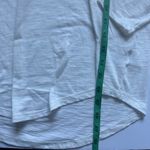 Free People  We The Free Betty Slouch V-Neck Long Sleeve White Size Medium NWOT Photo 4