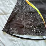 Lucky In Love Tennis Golf Skort Skirt Black Stretch Womens Size XXL Paisley Photo 1