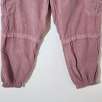 American Eagle  Pink Corduroy Cargo Joggers Size 14 Photo 2