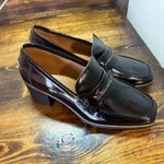 NYDJ  Black Heeled Loafers Size 10 Photo 1