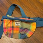 Herschel Plaid Multicolor Waist Belt Fanny Pack‎ Bag EUC B Photo 0