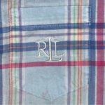 Lauren Ralph Lauren RLL Women’s Size M Light Blue Pink Plaid Sleep Shirt Tunic Size M Photo 3